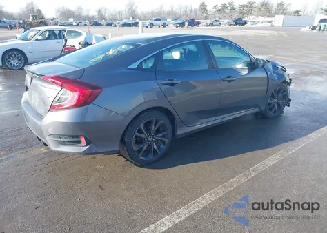 2019 Honda Civic Sport from USA, damaged, VIN 2HGFC2F82KH501742